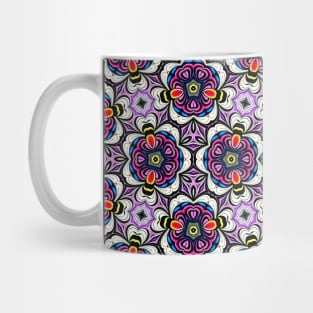 Duo Motifs in Magenta Mug